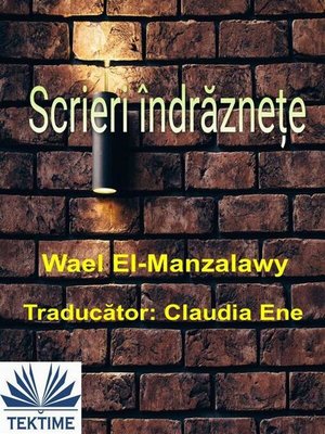 cover image of Scrieri Îndrăznețe